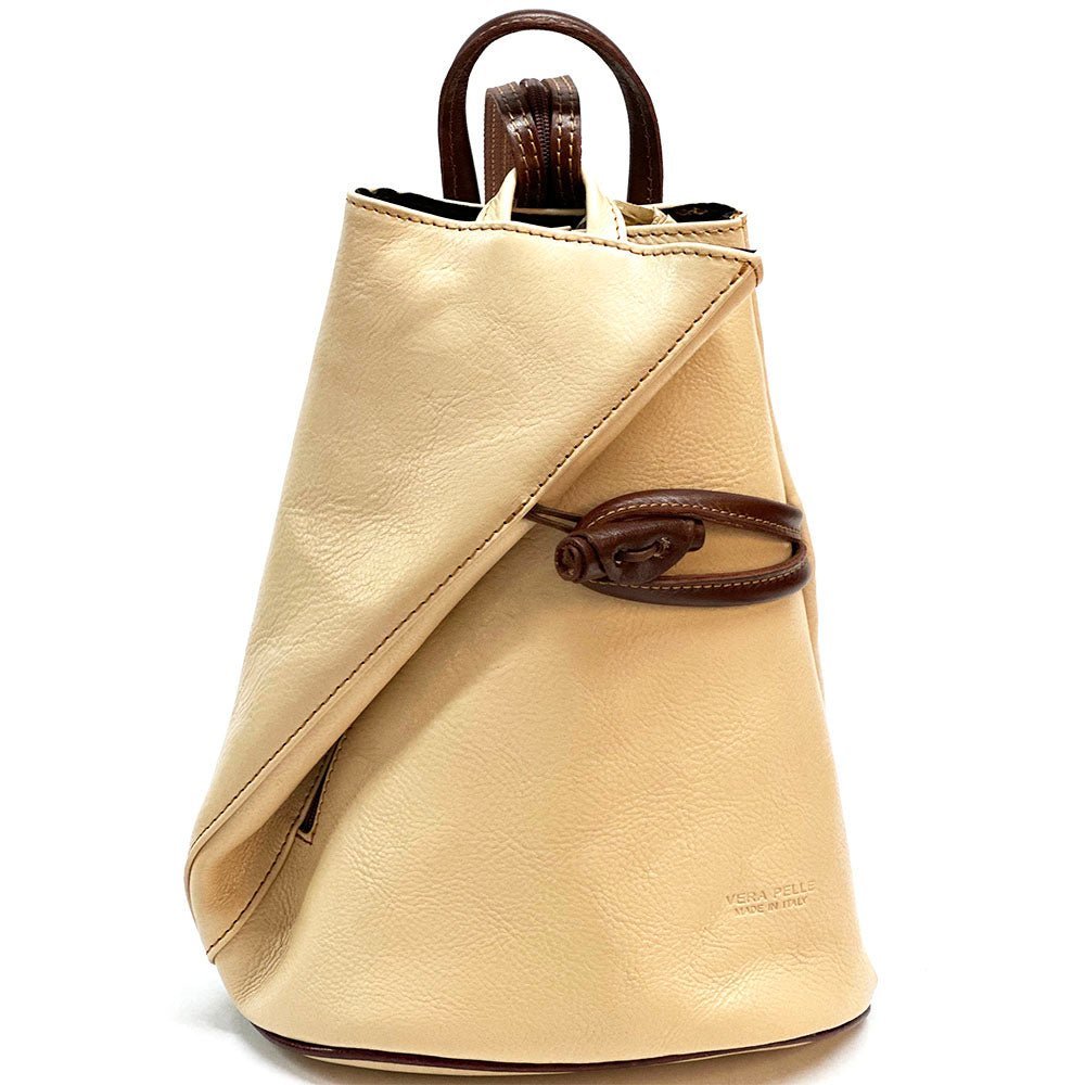 Fiorella Leather Backpack: Modern Versatility