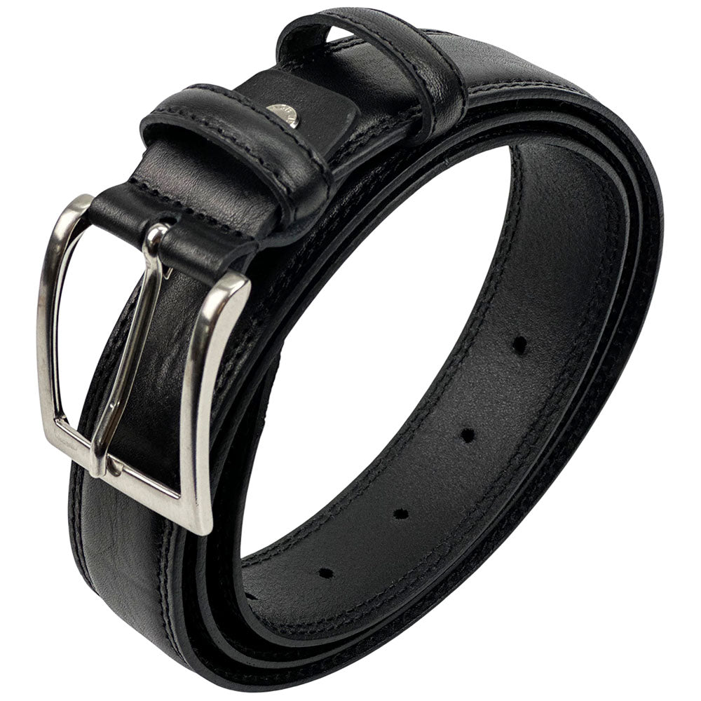 Neogram 35MM Italian Leather Belt | Men display picture 3