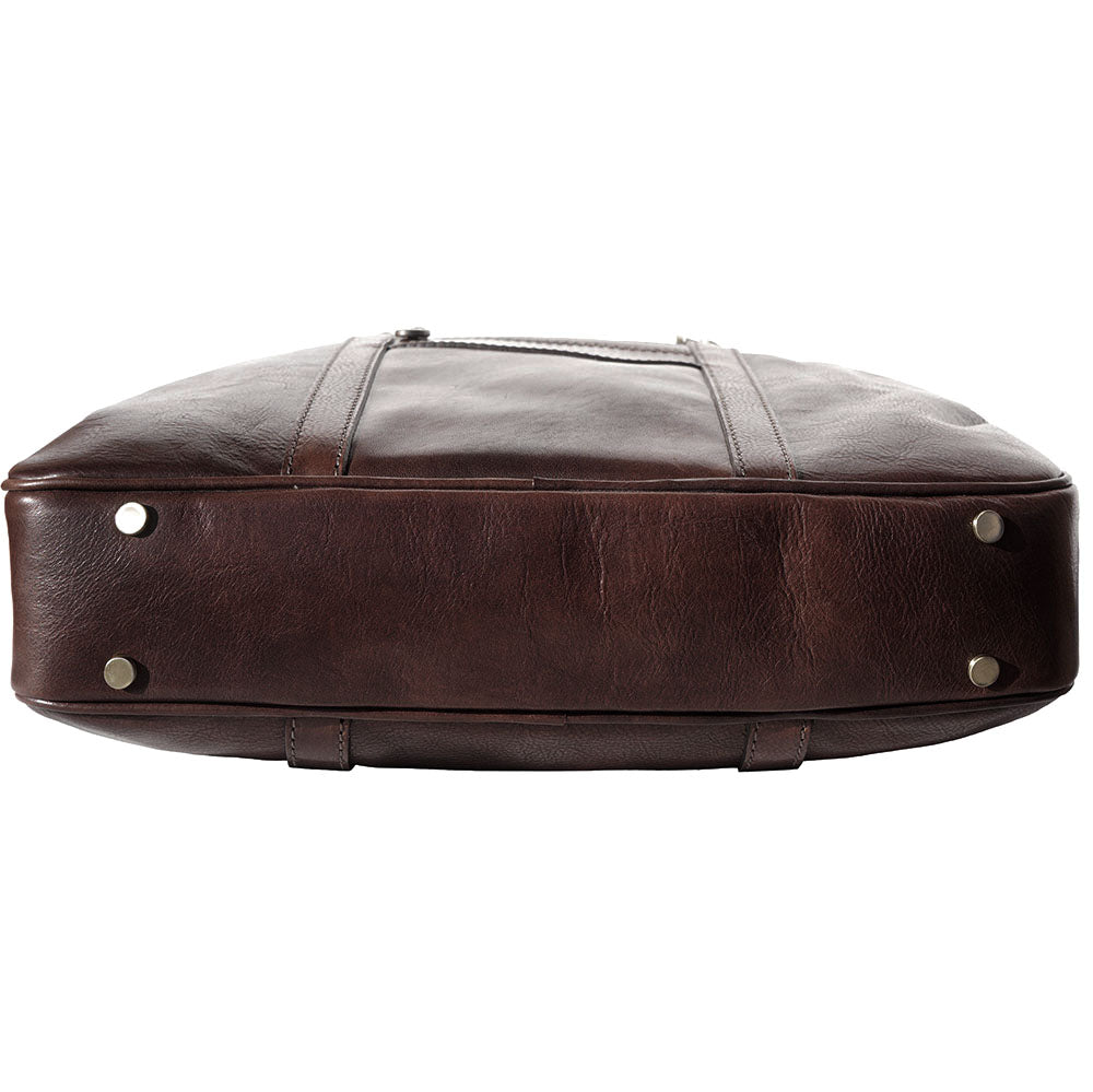 Gianpaolo leather briefcase-5