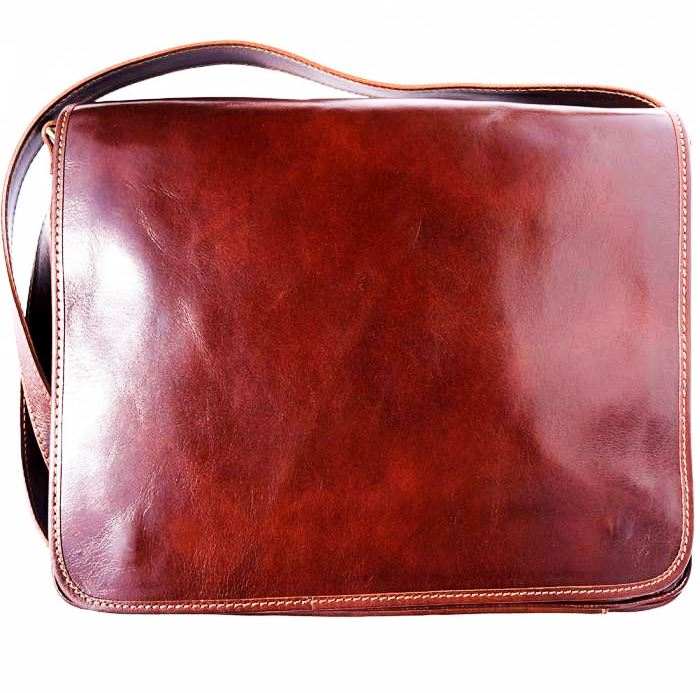 Premium Men's Italian leather bag collection from Leather Italiano.