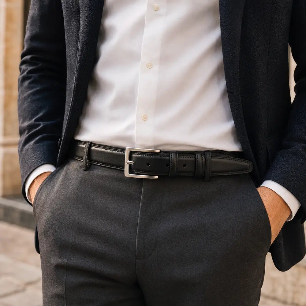 Men’s Italian Leather Belts - Leather Italiano