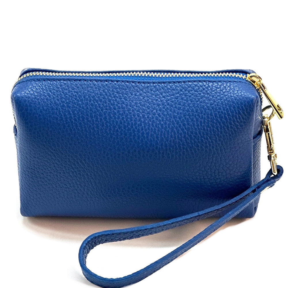 Isadora Italian Leather Wristlet – Elegant Everyday Wrist Bag for Women