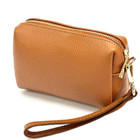 Isadora Italian Leather Wristlet – Elegant Everyday Wrist Bag for Women