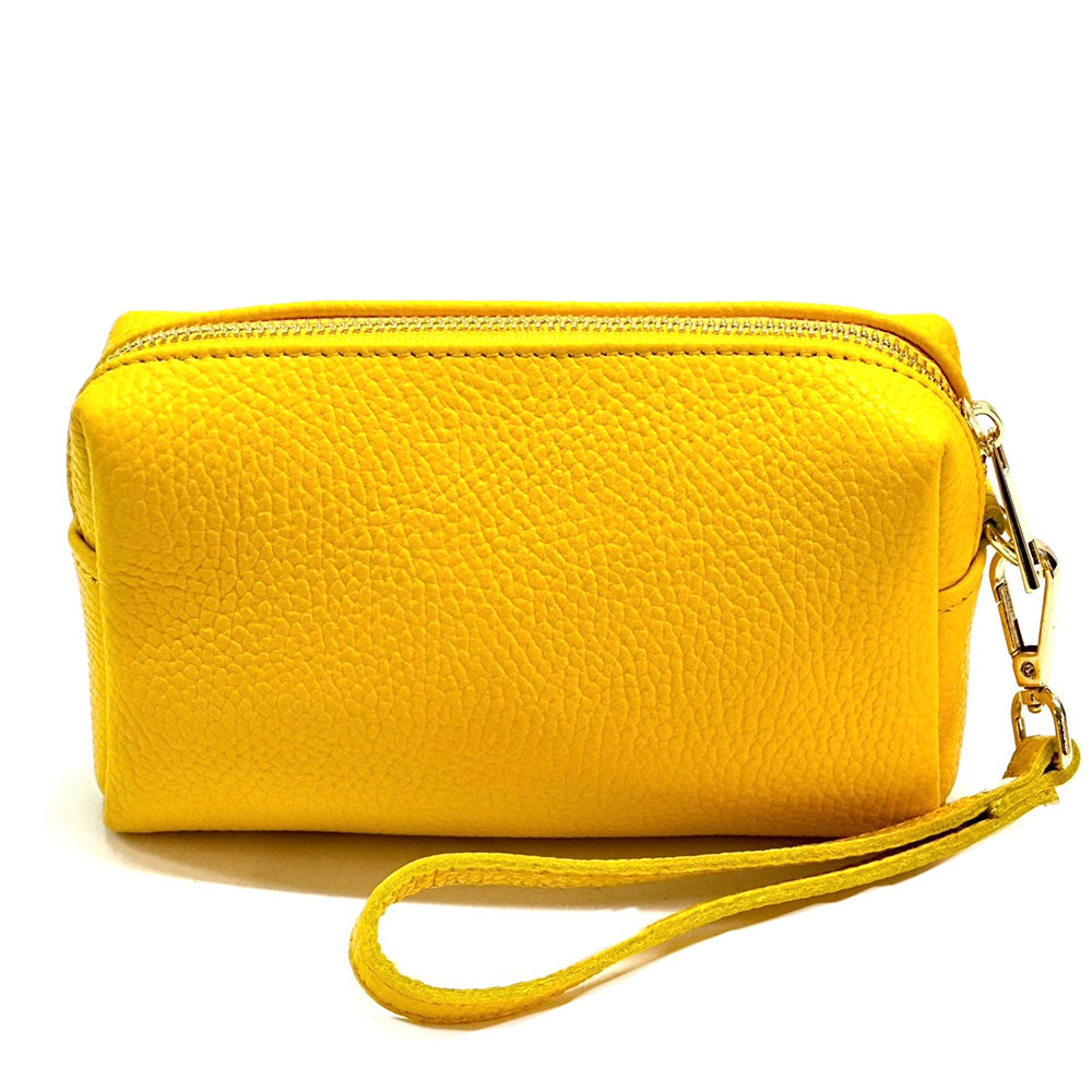 Isadora Italian Leather Wristlet – Elegant Everyday Wrist Bag for Women