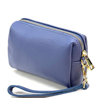 Isadora Italian Leather Wristlet – Elegant Everyday Wrist Bag for Women