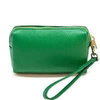 Isadora Italian Leather Wristlet – Elegant Everyday Wrist Bag for Women