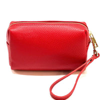 Isadora Italian Leather Wristlet – Elegant Everyday Wrist Bag for Women