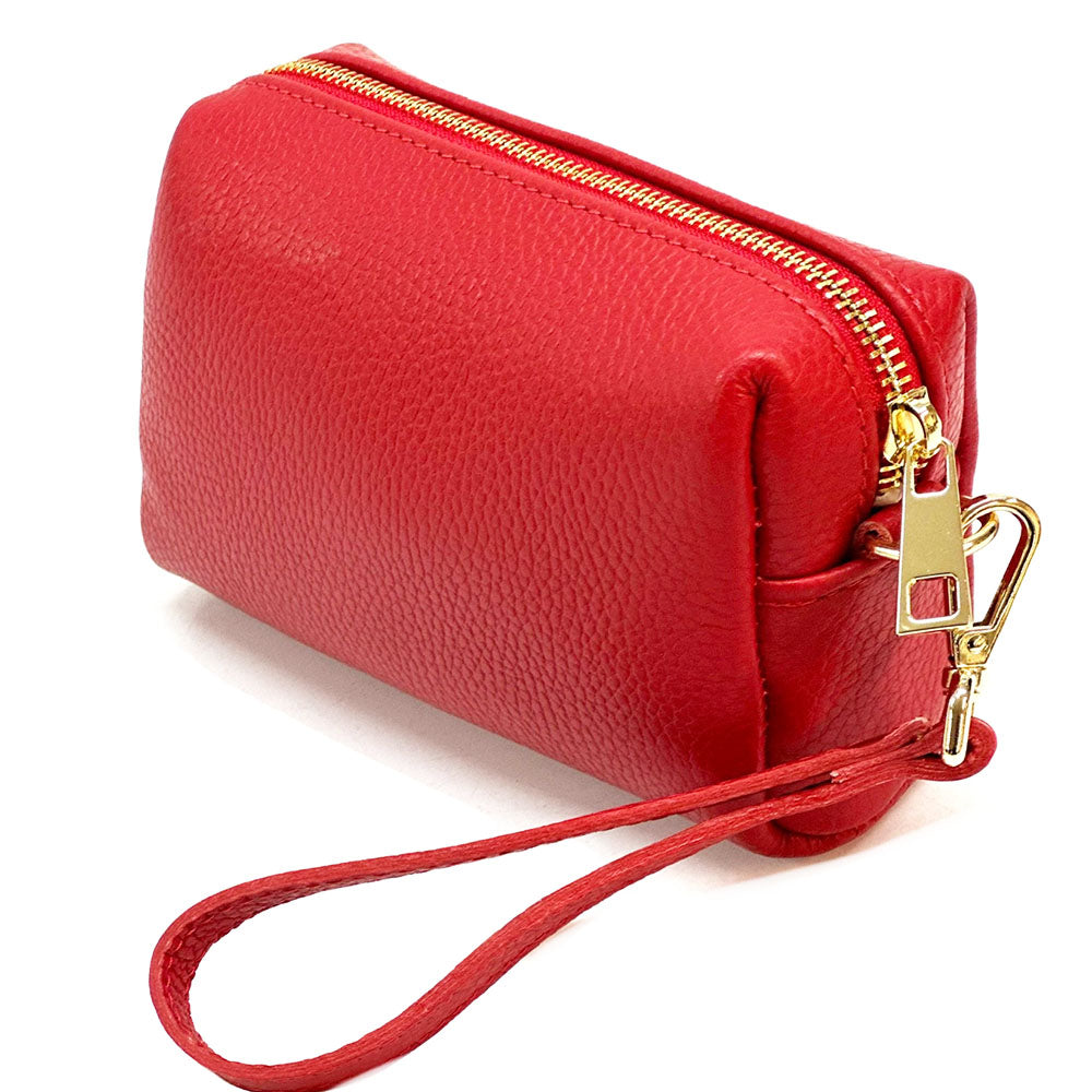 Isadora Italian Leather Wristlet – Elegant Everyday Wrist Bag for Women