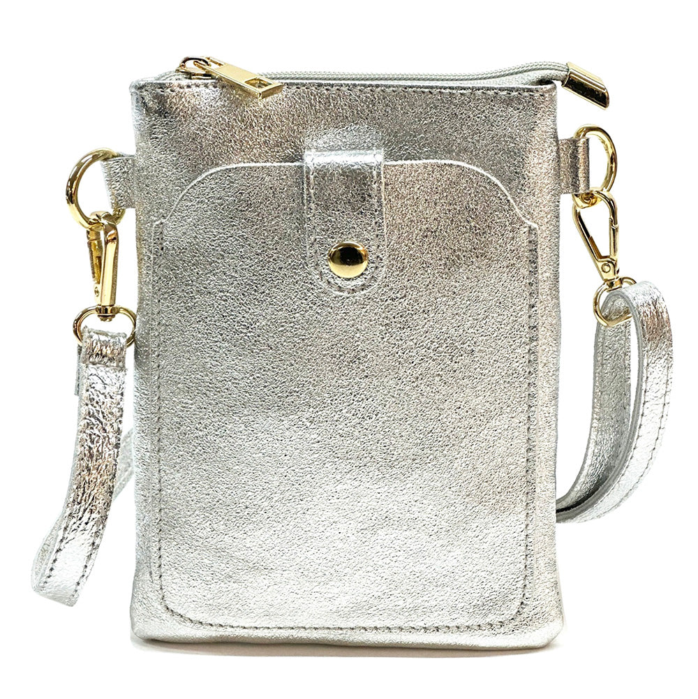 Eterna Italian Leather Crossbody Bag – Elegant Compact Crossbody for Women