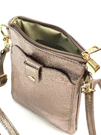 Eterna Italian Leather Crossbody Bag – Elegant Compact Crossbody for Women