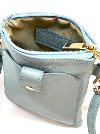 Eterna Italian Leather Crossbody Bag – Elegant Compact Crossbody for Women