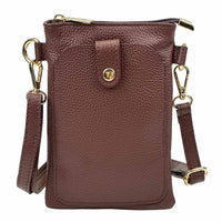 Eterna Italian Leather Crossbody Bag – Elegant Compact Crossbody for Women