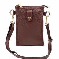 Eterna Italian Leather Crossbody Bag – Elegant Compact Crossbody for Women