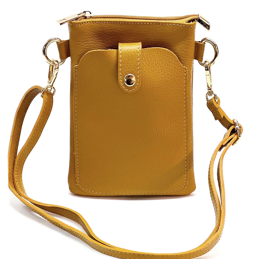 Eterna Italian Leather Crossbody Bag – Elegant Compact Crossbody for Women
