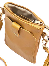 Eterna Italian Leather Crossbody Bag – Elegant Compact Crossbody for Women