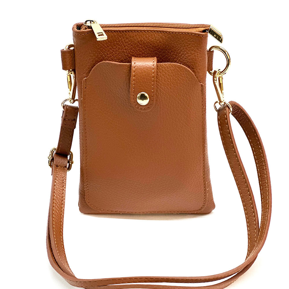 Eterna Italian Leather Crossbody Bag – Elegant Compact Crossbody for Women