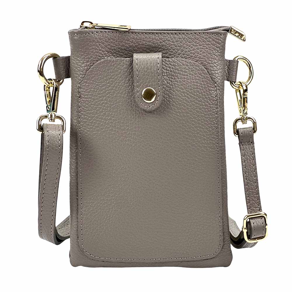 Eterna Italian Leather Crossbody Bag – Elegant Compact Crossbody for Women
