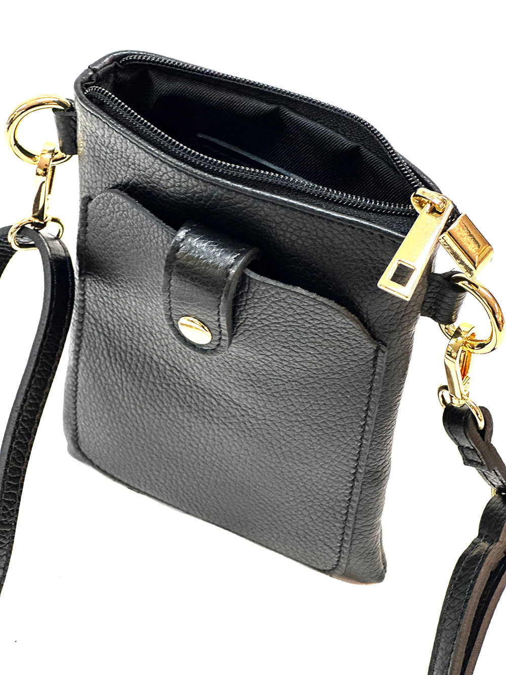 Eterna Italian Leather Crossbody Bag – Elegant Compact Crossbody for Women