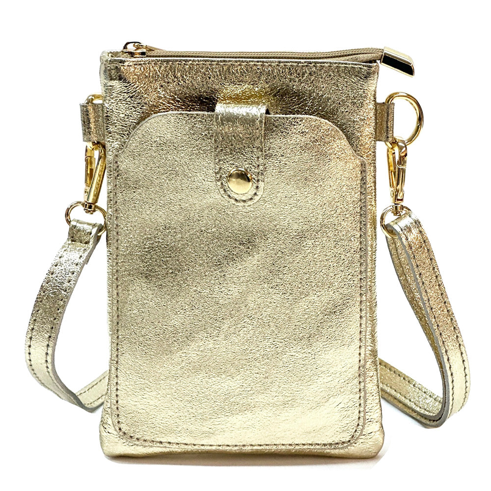 Eterna Italian Leather Crossbody Bag – Elegant Compact Crossbody for Women