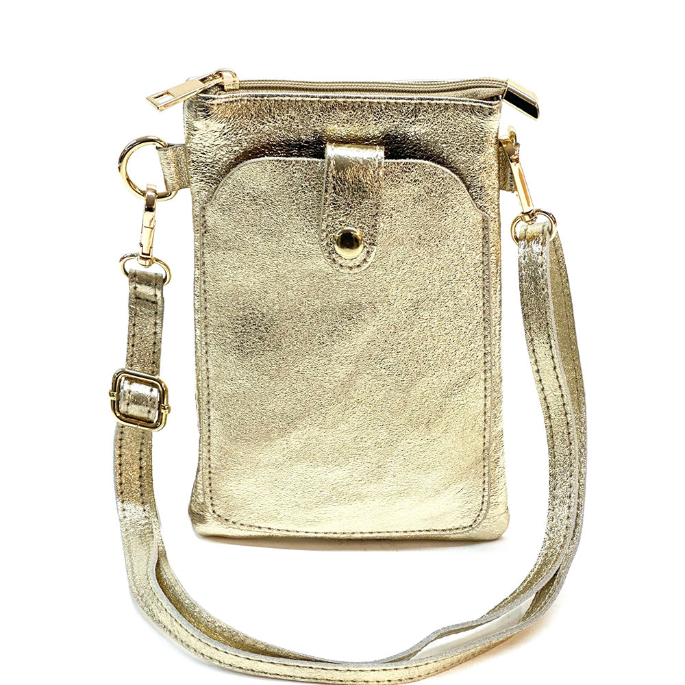 Eterna Italian Leather Crossbody Bag – Elegant Compact Crossbody for Women