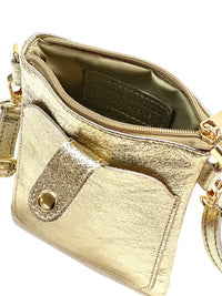 Eterna Italian Leather Crossbody Bag – Elegant Compact Crossbody for Women