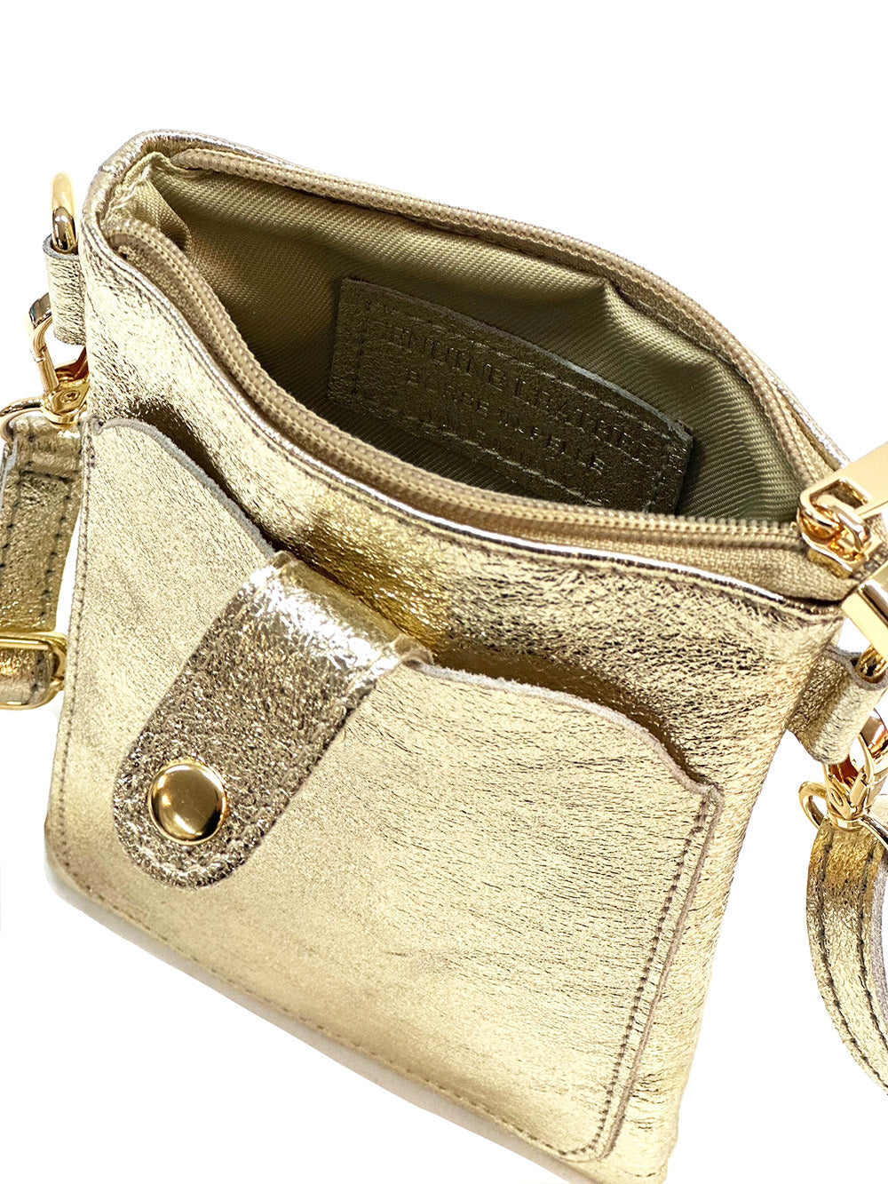 Eterna Italian Leather Crossbody Bag – Elegant Compact Crossbody for Women