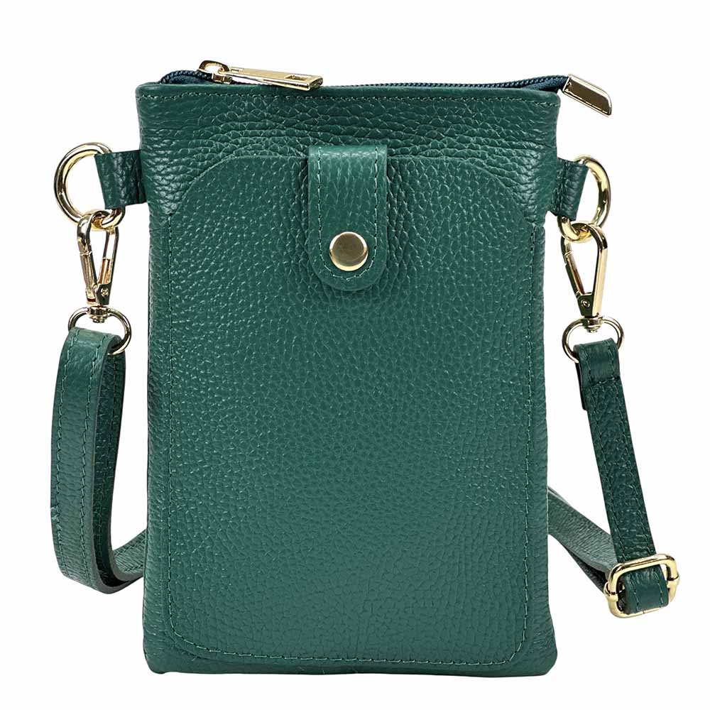 Eterna Italian Leather Crossbody Bag – Elegant Compact Crossbody for Women