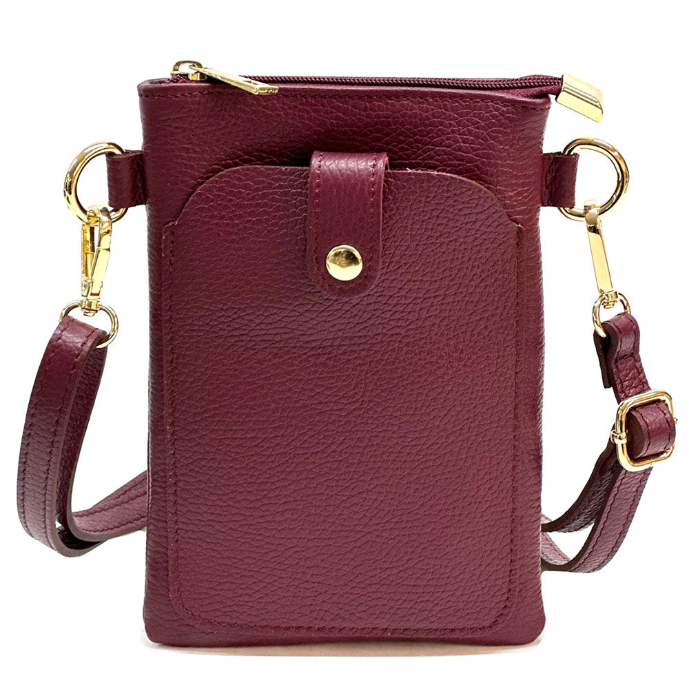 Eterna Italian Leather Crossbody Bag – Elegant Compact Crossbody for Women