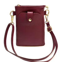 Eterna Italian Leather Crossbody Bag – Elegant Compact Crossbody for Women