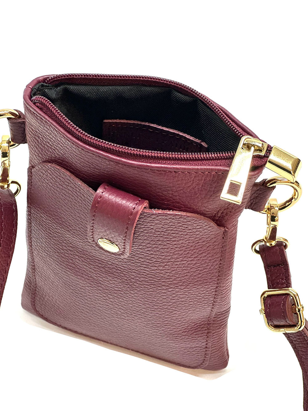 Eterna Italian Leather Crossbody Bag – Elegant Compact Crossbody for Women