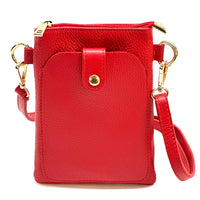 Eterna Italian Leather Crossbody Bag – Elegant Compact Crossbody for Women