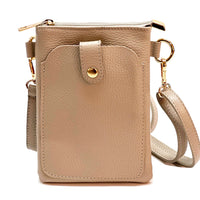 Eterna Italian Leather Crossbody Bag – Elegant Compact Crossbody for Women