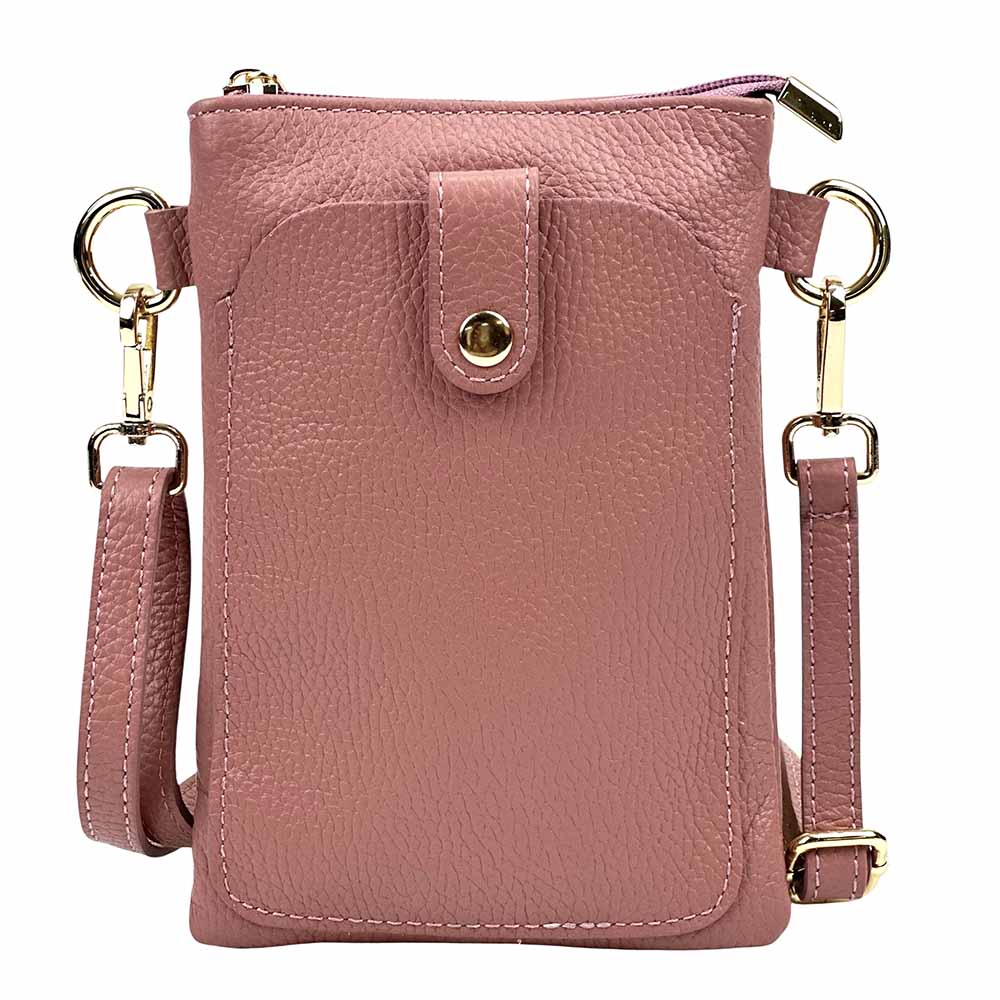 Eterna Italian Leather Crossbody Bag – Elegant Compact Crossbody for Women