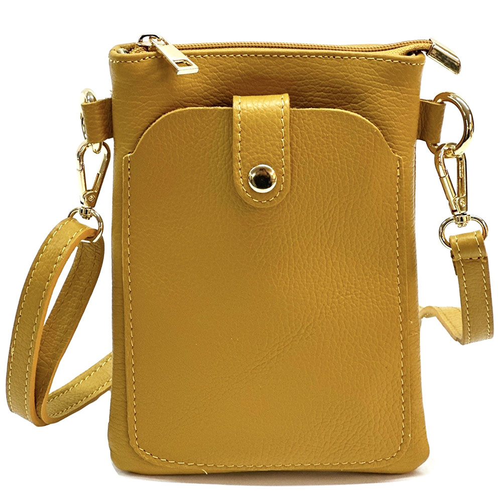 Eterna Italian Leather Crossbody Bag – Elegant Compact Crossbody for Women