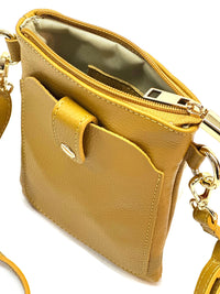 Eterna Italian Leather Crossbody Bag – Elegant Compact Crossbody for Women