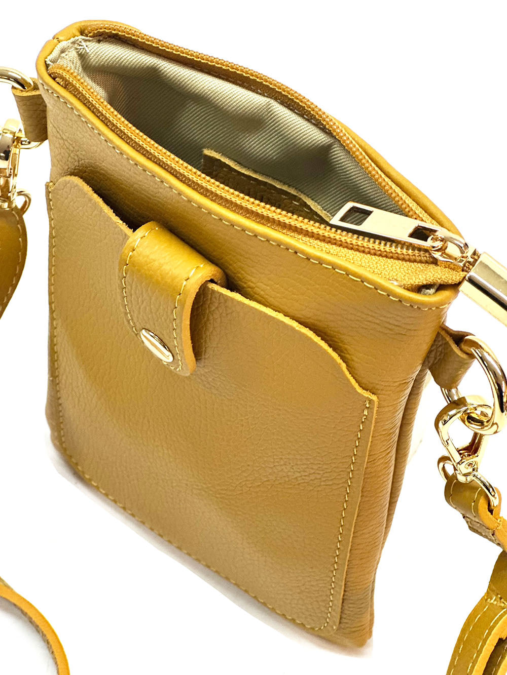 Eterna Italian Leather Crossbody Bag – Elegant Compact Crossbody for Women