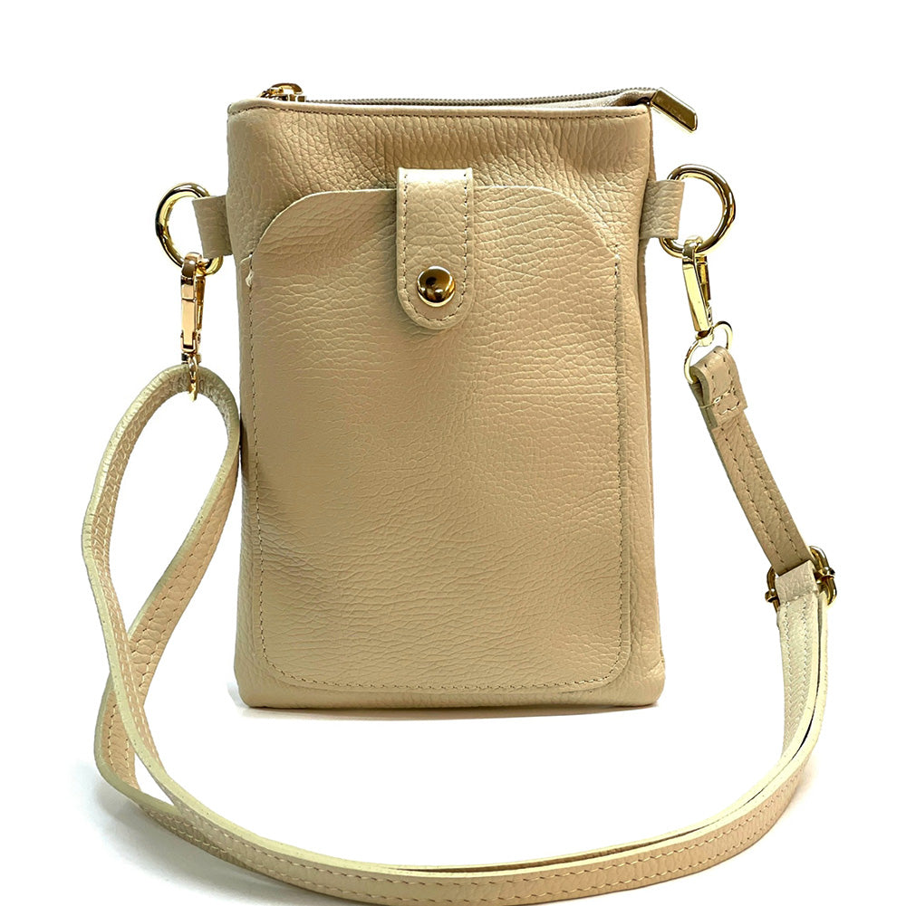 Eterna Italian Leather Crossbody Bag – Elegant Compact Crossbody for Women