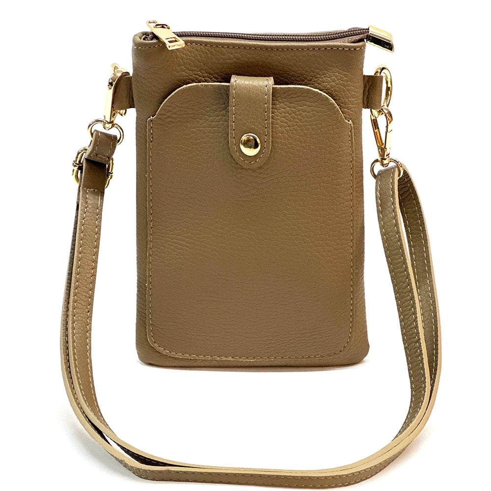 Eterna Italian Leather Crossbody Bag – Elegant Compact Crossbody for Women