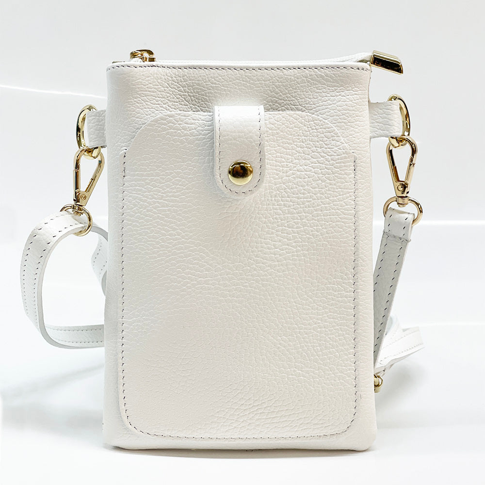 Eterna Italian Leather Crossbody Bag – Elegant Compact Crossbody for Women