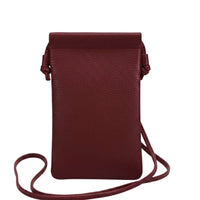 Perla Cow Leather Phone Crossbody Bag