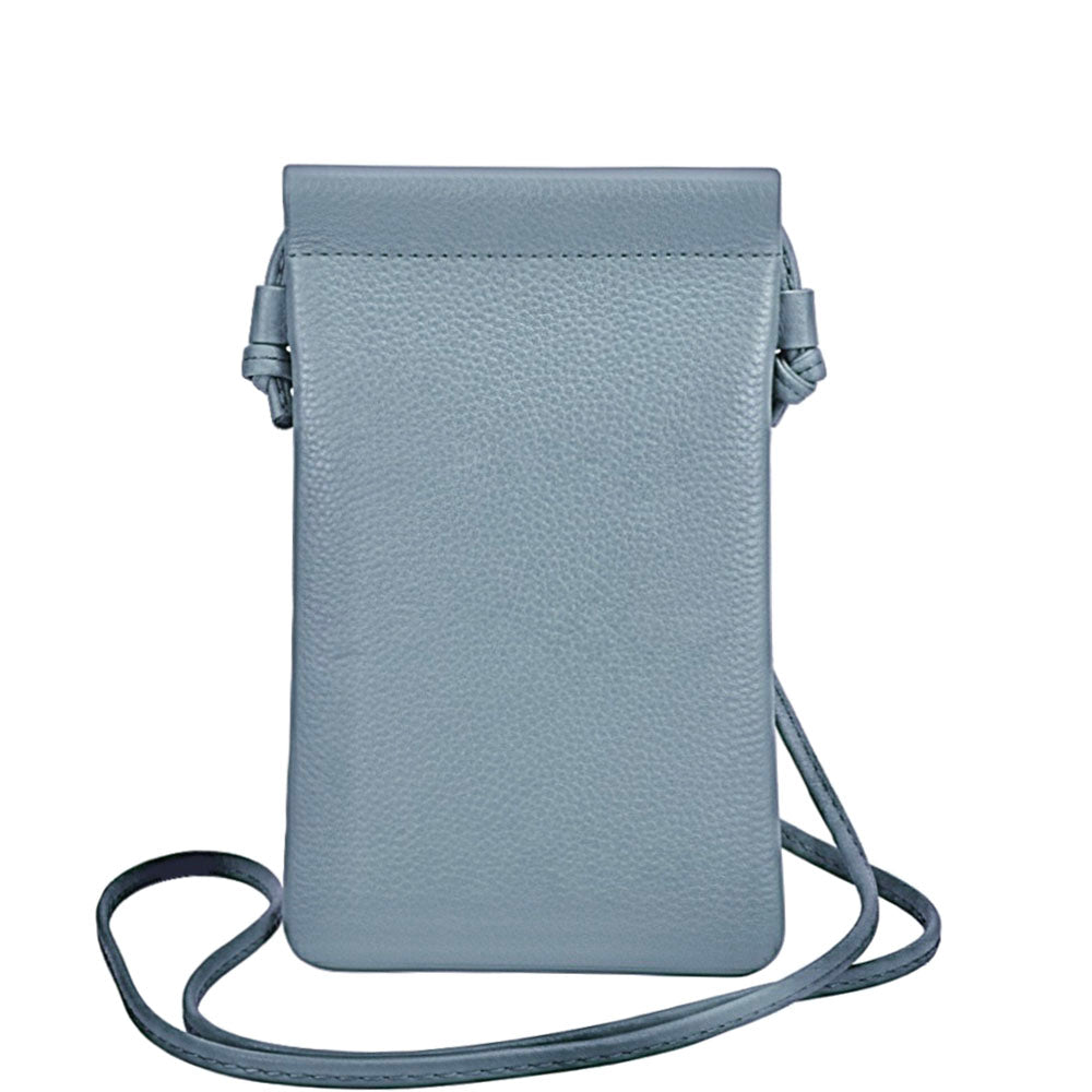 Perla Cow Leather Phone Crossbody Bag