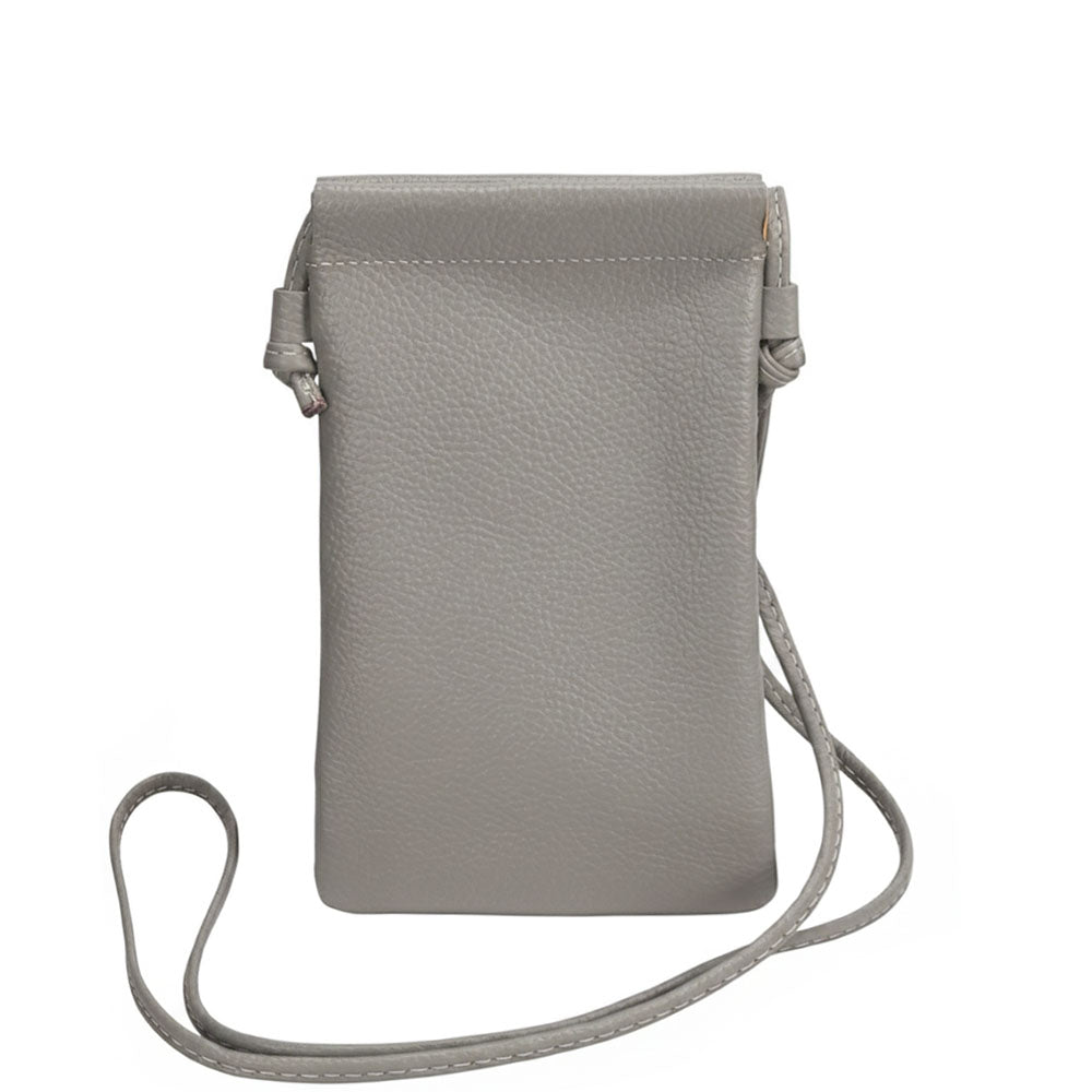 Perla Cow Leather Phone Crossbody Bag