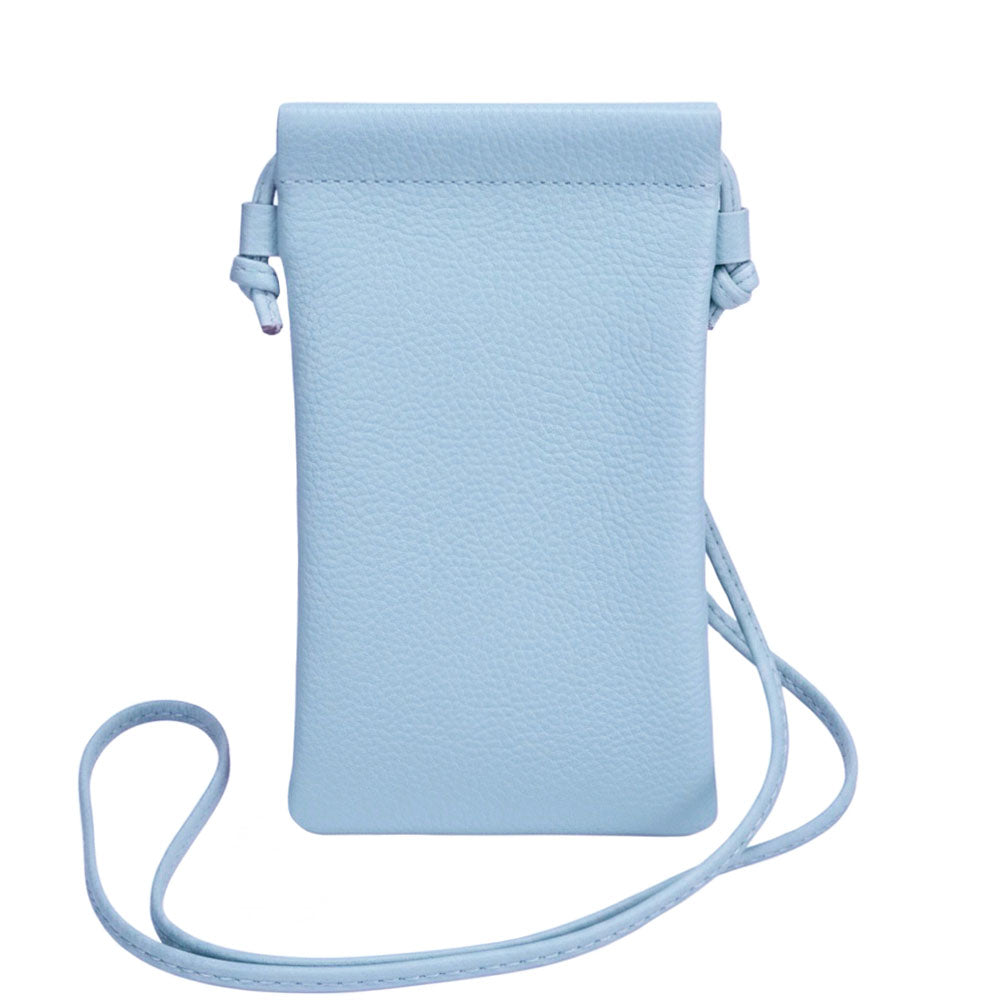 Perla Cow Leather Phone Crossbody Bag