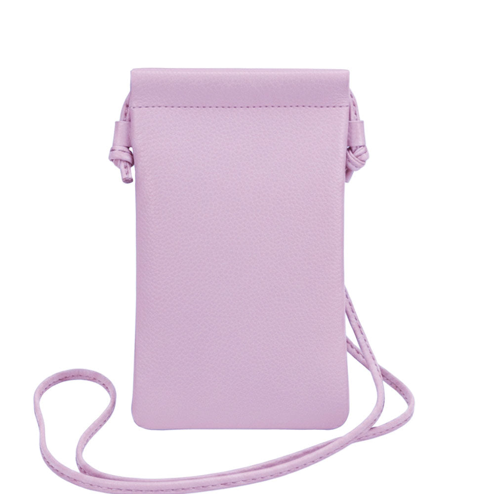 Perla Cow Leather Phone Crossbody Bag