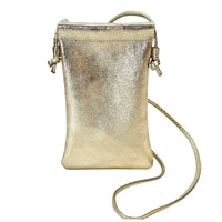 Perla Cow Leather Phone Crossbody Bag