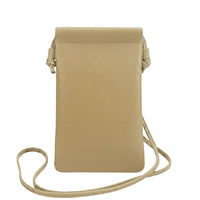Perla Cow Leather Phone Crossbody Bag
