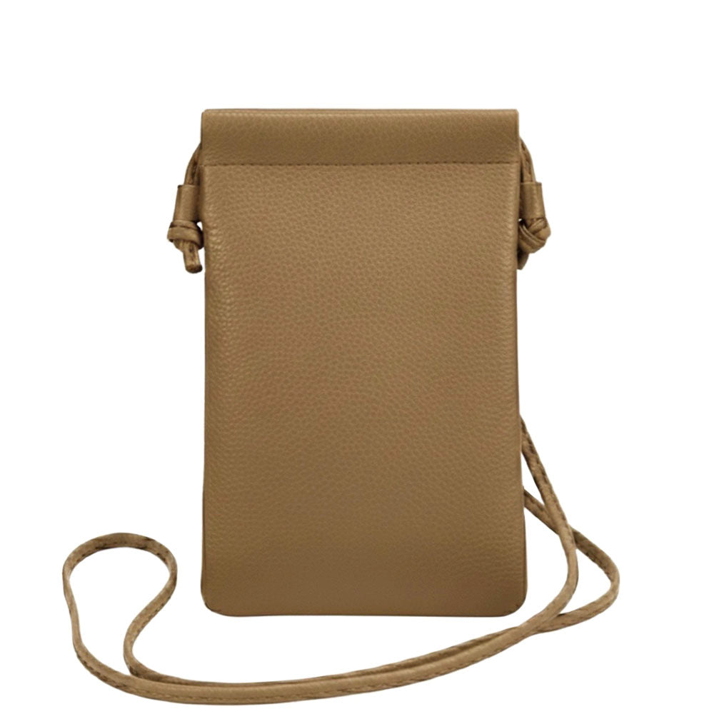 Perla Cow Leather Phone Crossbody Bag