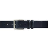 Coarse silver buckle of the Neogram 35MM dark blue  belt.