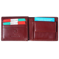 Leather wallet with coin pocket for mens-2