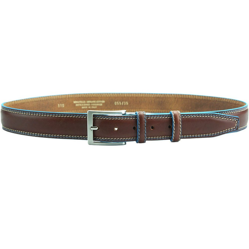 Blue Square Men’s leather belt-1